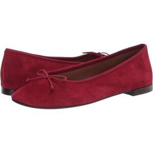 Aerosoles Women's Homerun Ballet Flat Flats Shoes Red Suede Size 10.5